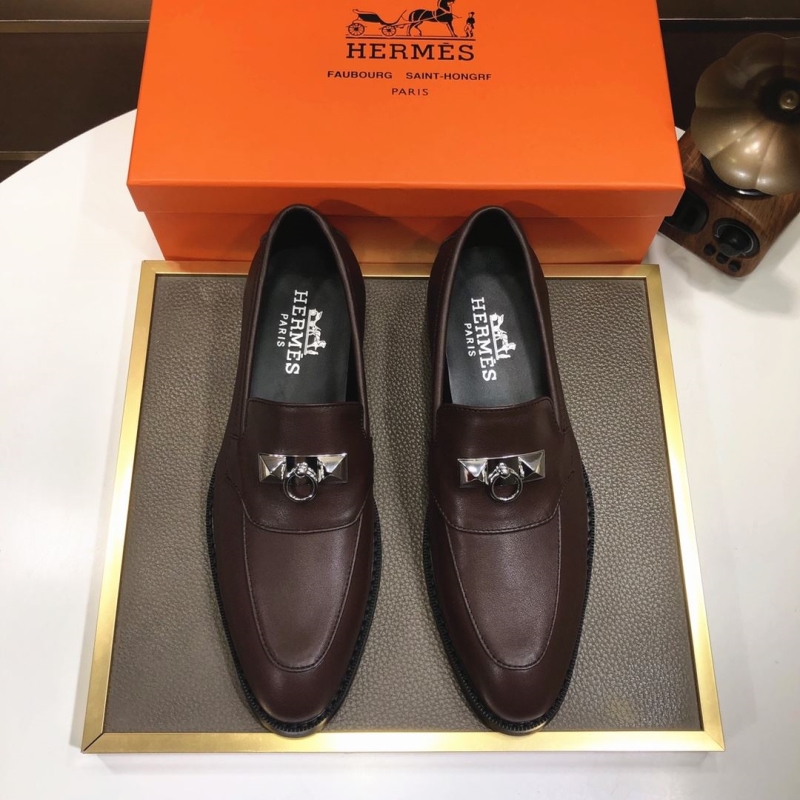 H**mes leather shoes